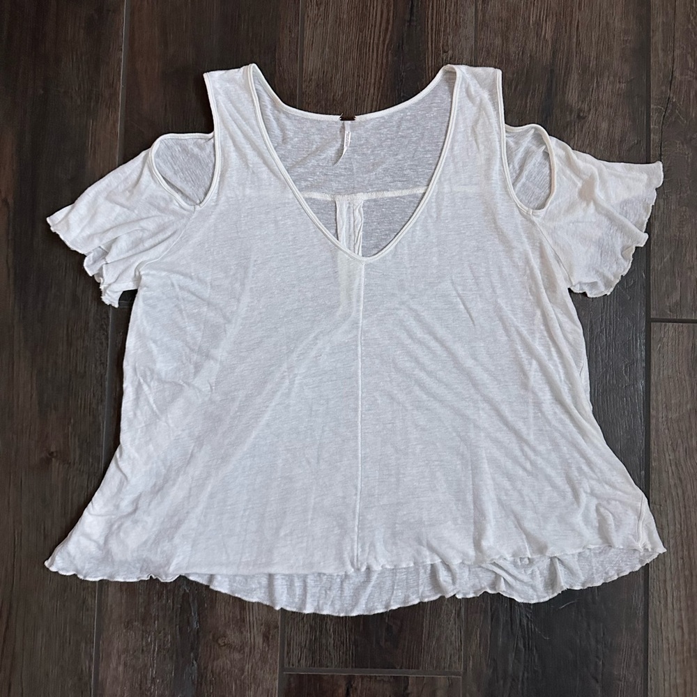 Free People Cold Shoulder Top